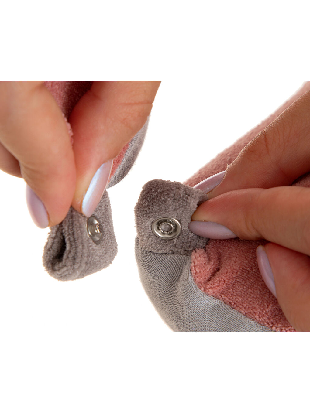 Bebek Boyun Koruyucu Yastık Gül Kurusu-3