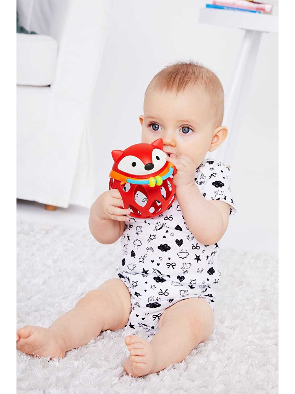 Explore & More Bebek Aktivite Topu Tilki 3 Ay+-1