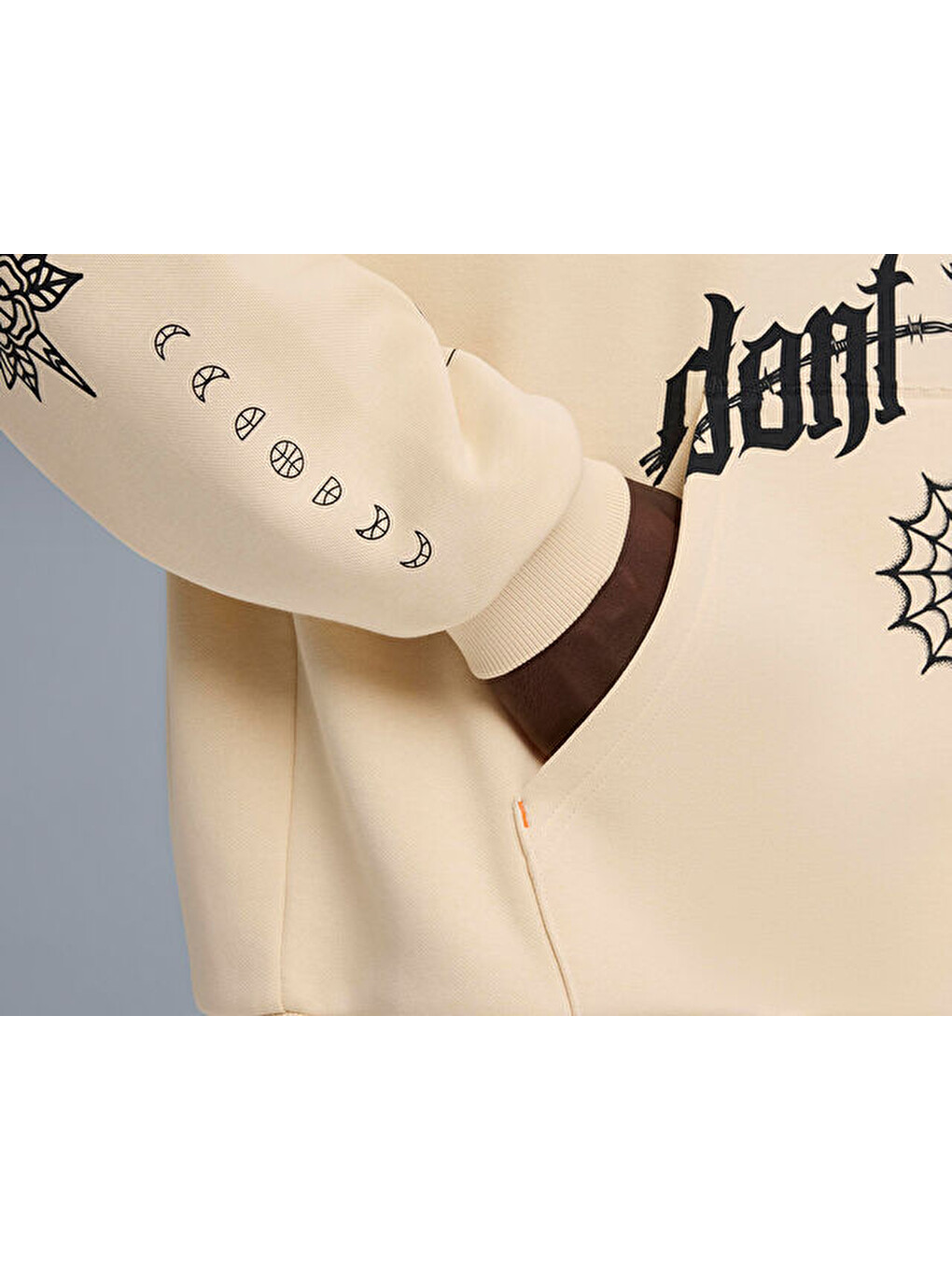 Swish N İnk Hoodie Erkek Günlük Sweatshirts 63465501 Bej-4