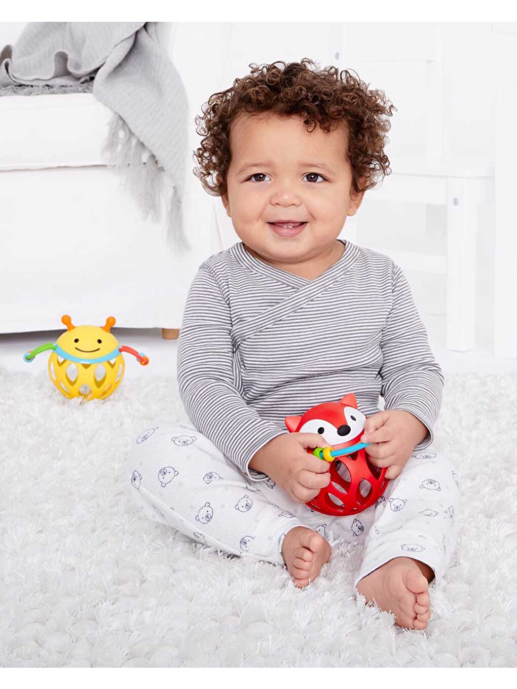 Explore & More Bebek Aktivite Topu Tilki 3 Ay+-2