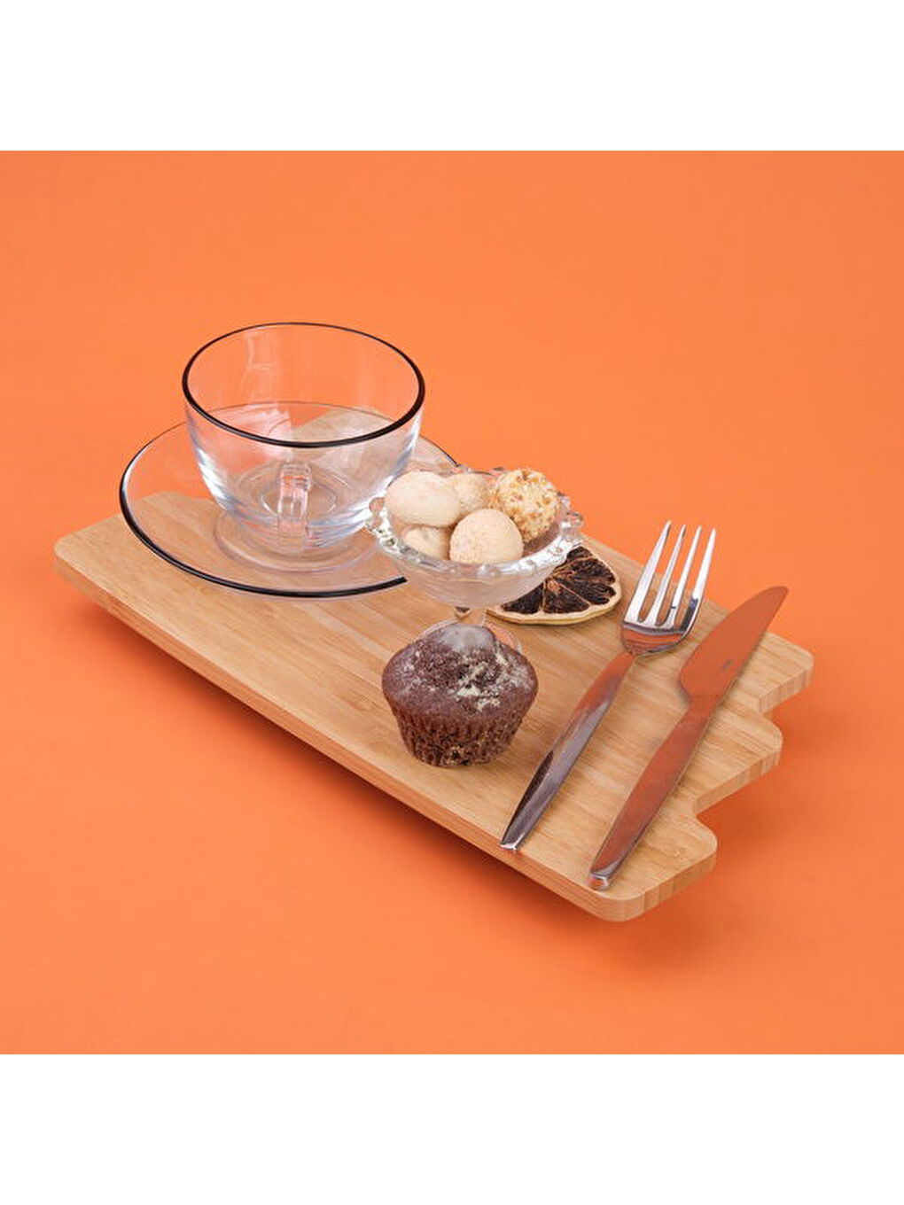 Renksiz Pure Siyah Rimli 2'li Çay Fincanı Seti - Şeffaf / Siyah - 240 ml-1