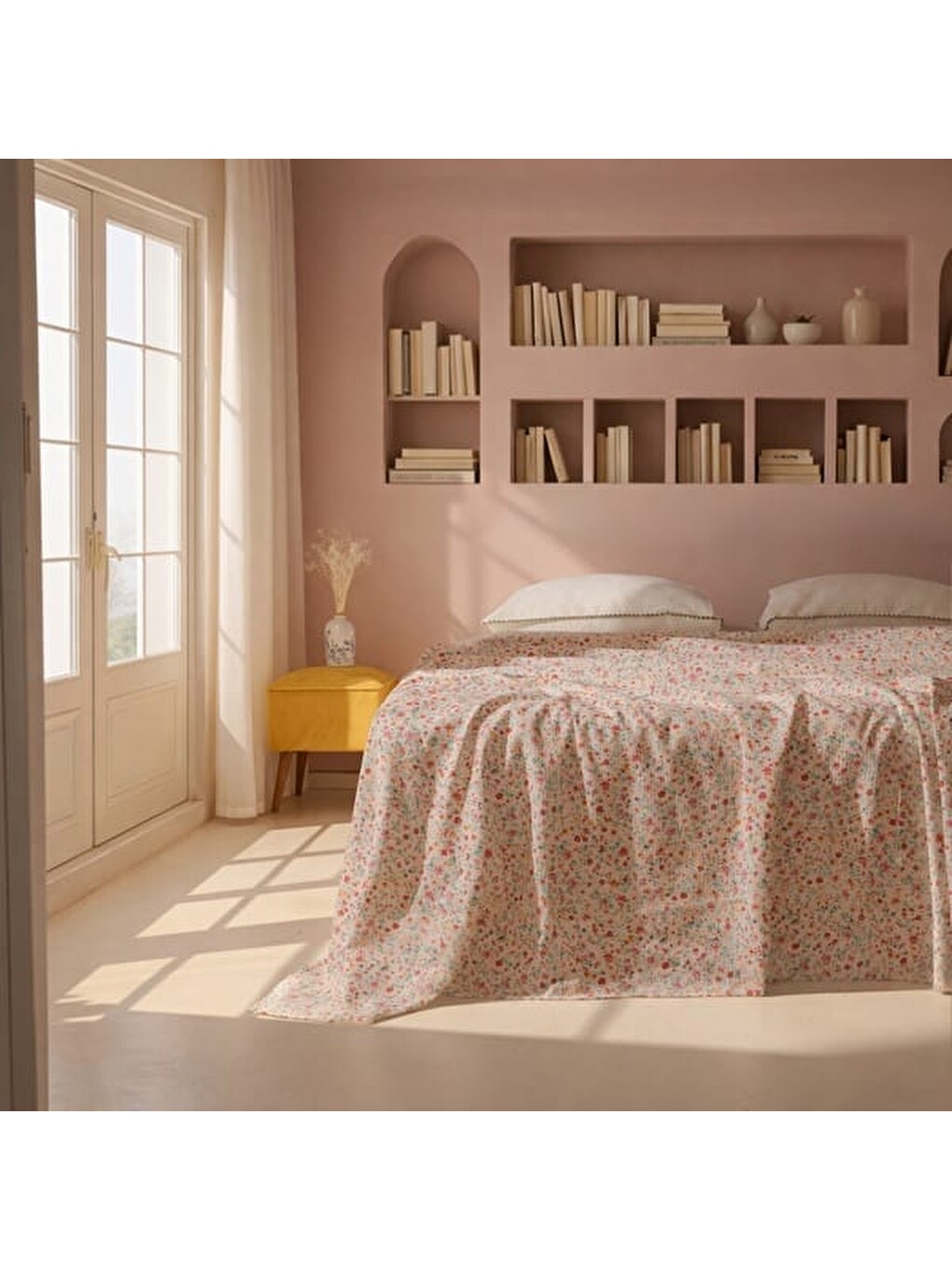 Karışık Soft Fiesta Tek Kişilik Pike - Renkli - 160x220 cm