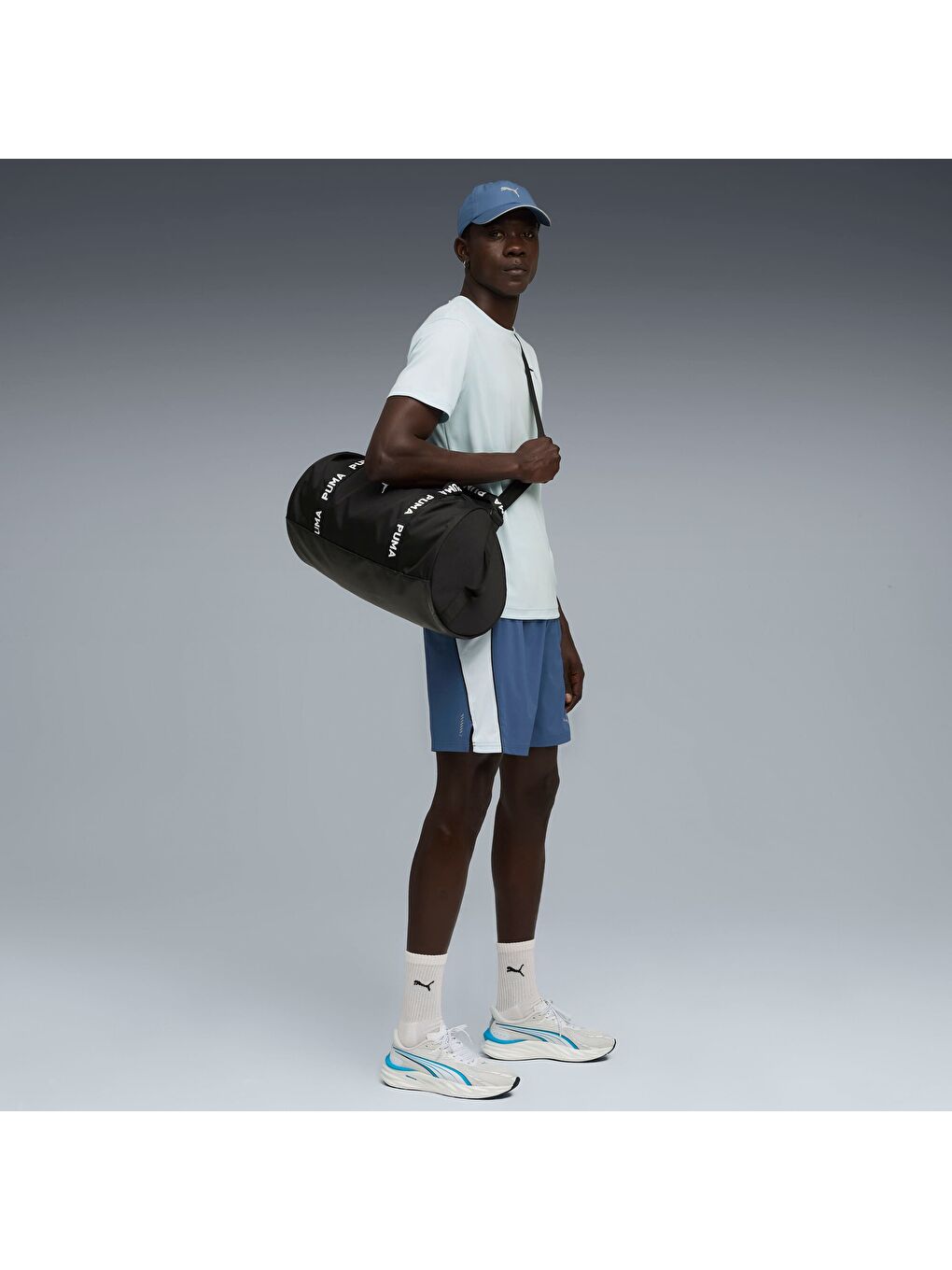 Mavi GRAPHICS RUNNING FASTER Erkek Tişört-2