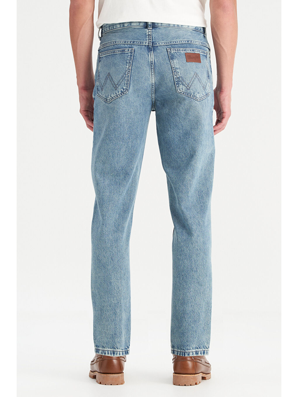 %100 Pamuk Frank Relaxed Fit Geniş Kesim İndigo Jean Denim Pantolon-3