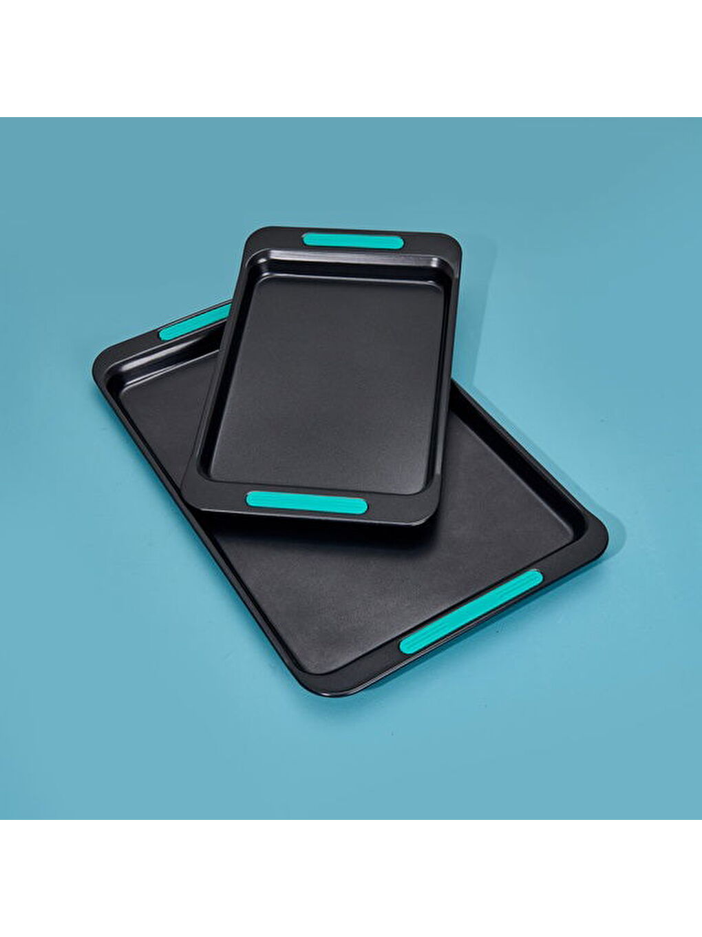 Sepal 2'li Fırın Tepsisi - Siyah / Yeşil-2