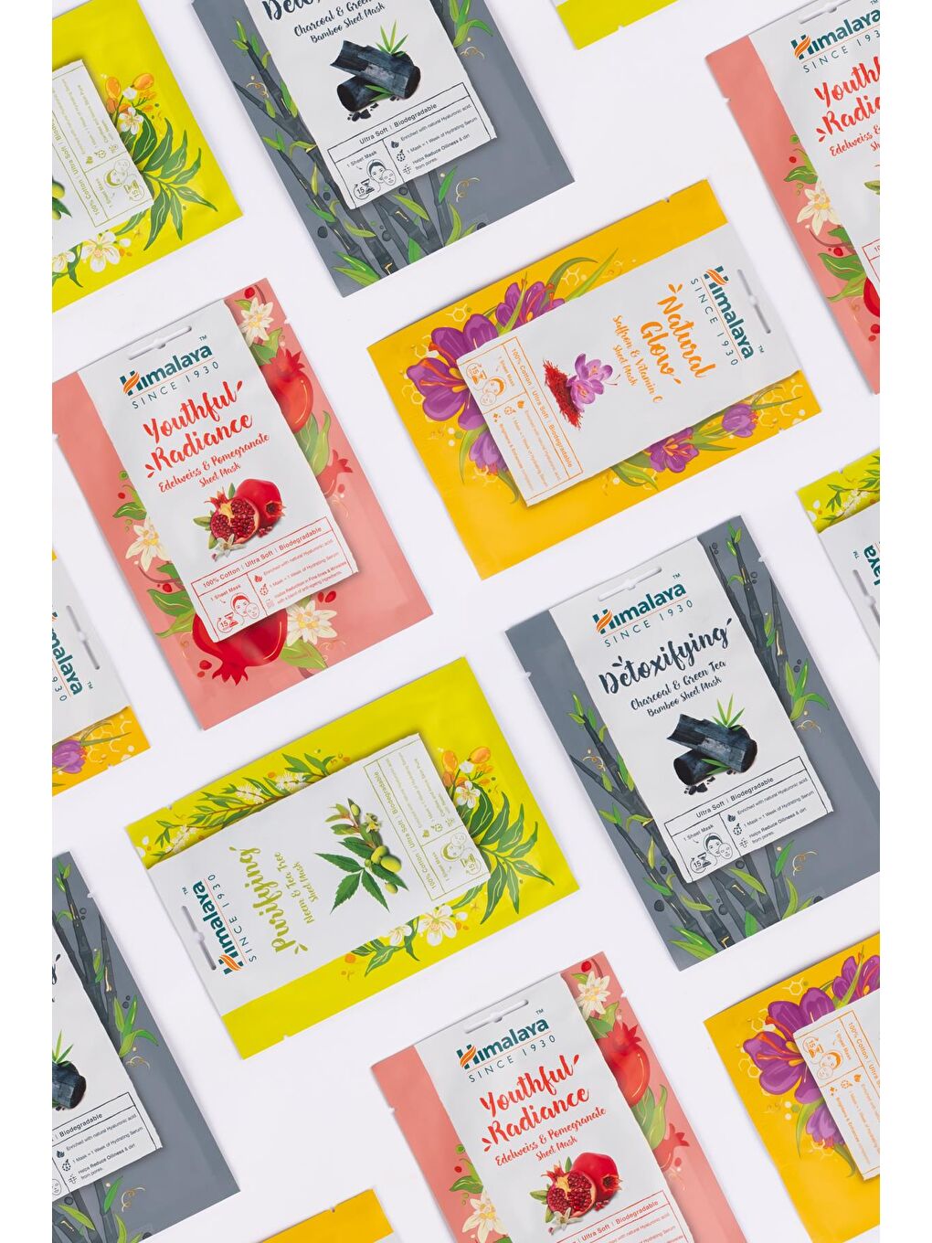 Himalaya Since 1930 Arındırıcı Kağıt Maske, Neem, Çay Ağacı, Hyaluronik Asit, %100 Pamuk, Tüm Ciltler, 30 gr - 2