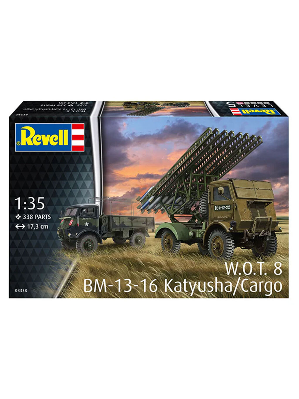 Model Kit W.O.T. 8 BM-13-16 Katyusha/Cargo 03338-6