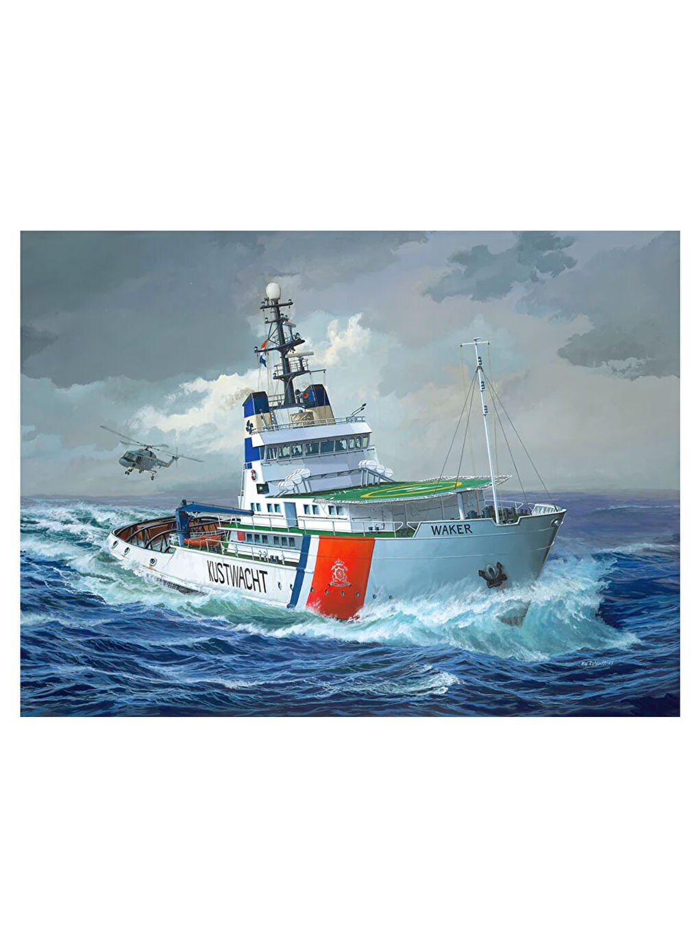 Maket Model Kit Gemi ETV Waker 5240-7