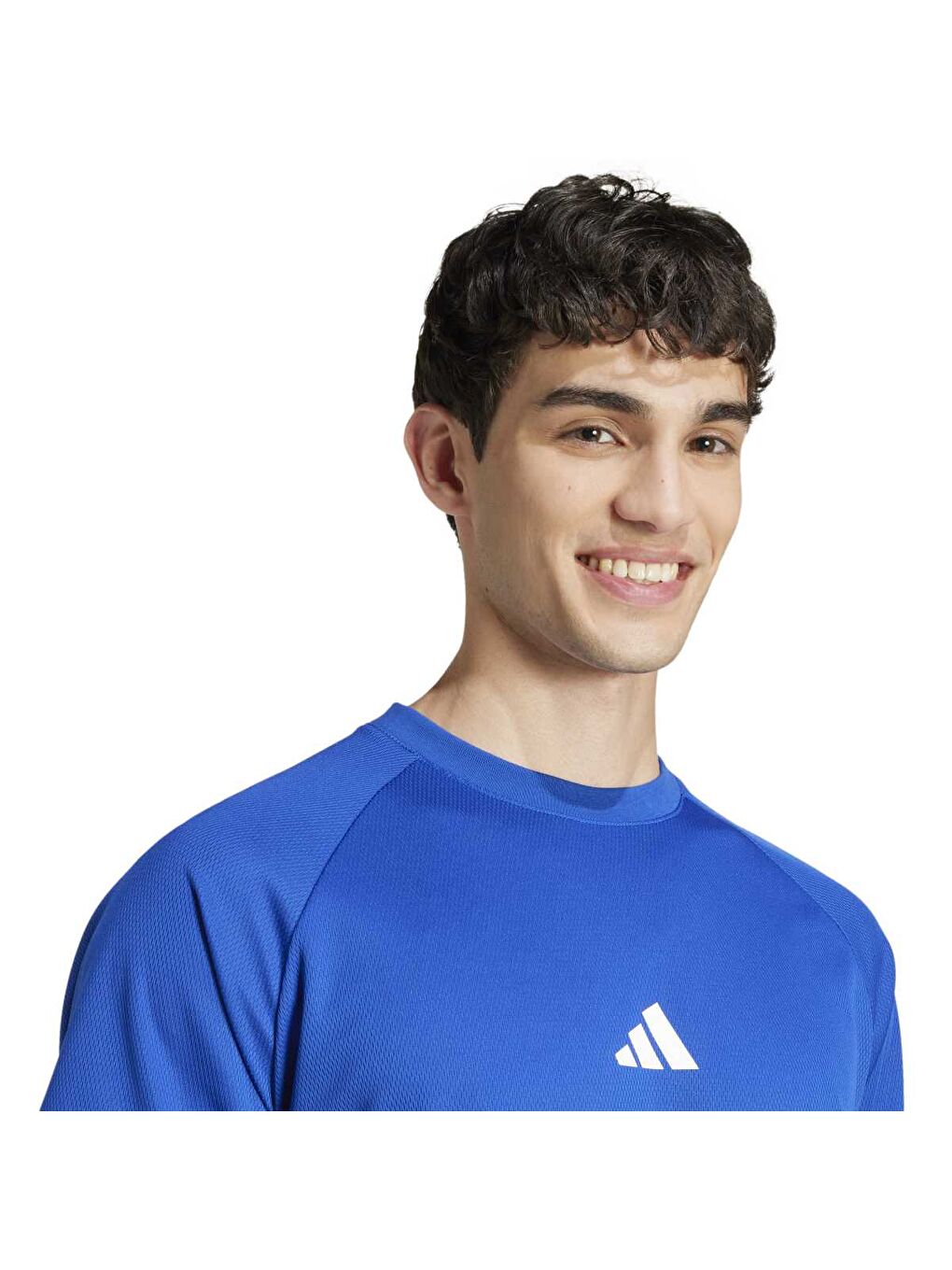 Seasonal Essentials Us Sport Erkek Mavi Yuvarlak Yaka Spor Tişört-3