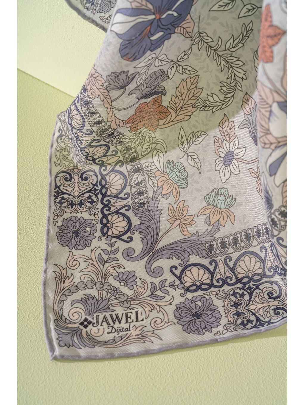 Gri Kadın Spring Soft Misya Eşarp-1