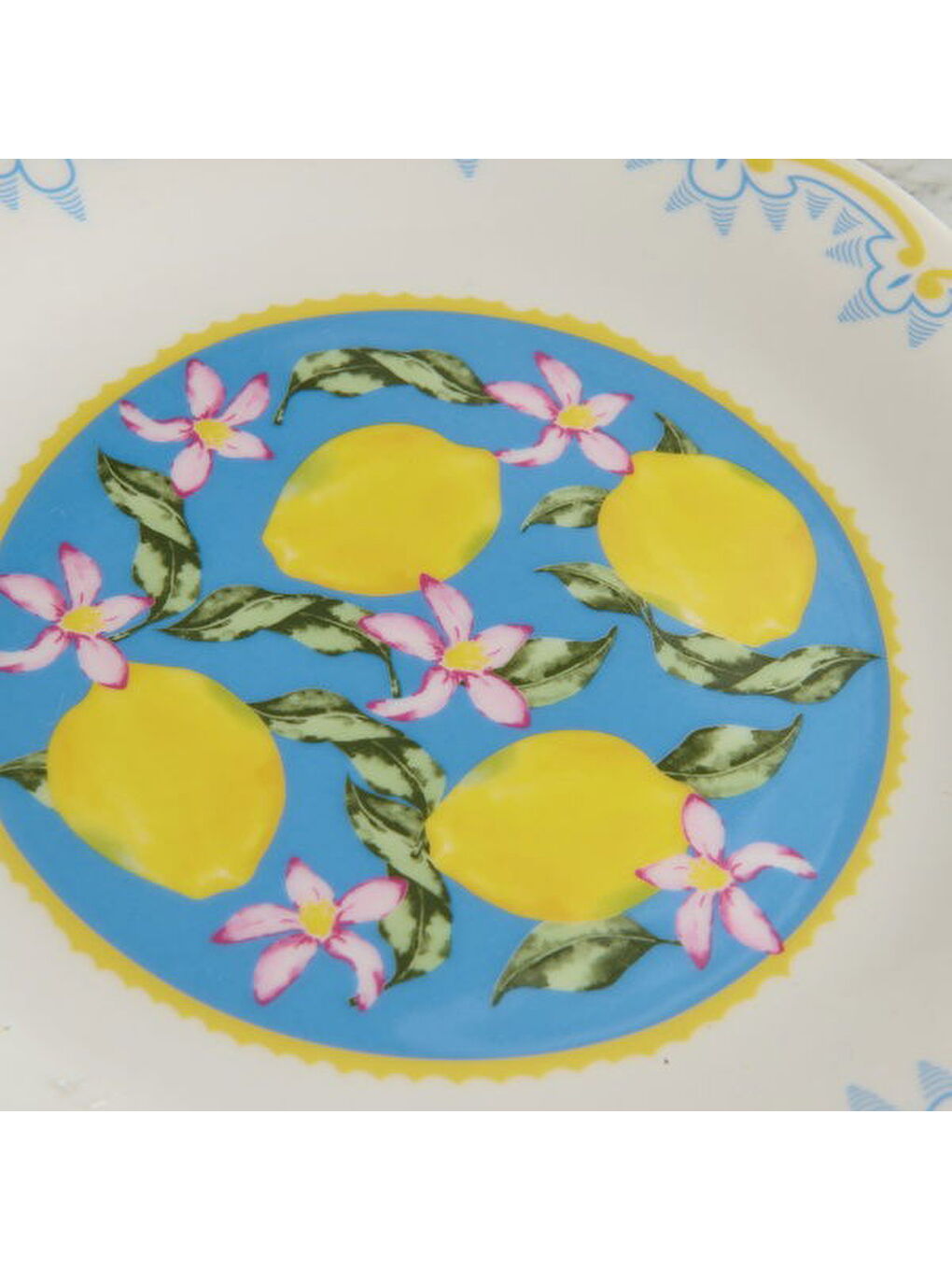 Karışık Kitchen Limecello Porselen Servis Tabağı - Renkli - 27 cm-1