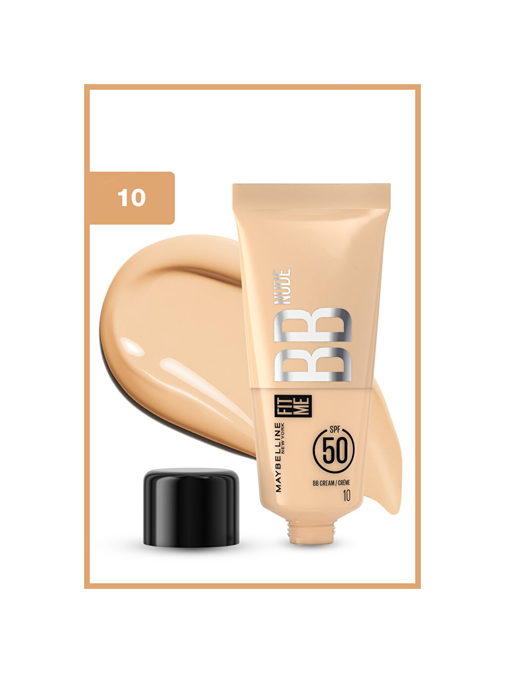 Fit Me Nude Cilt Bakımı Etkili Nemlendirici SPF50 BB Krem - 10-1
