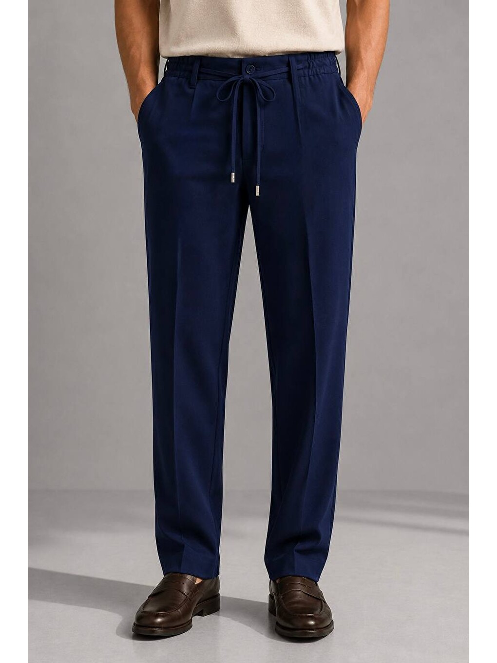 Erkek Comfort Fit Lacivert Jogger Pantolon | Esnek Kumaş Günlük Rahat Kesim – 169dngr-4