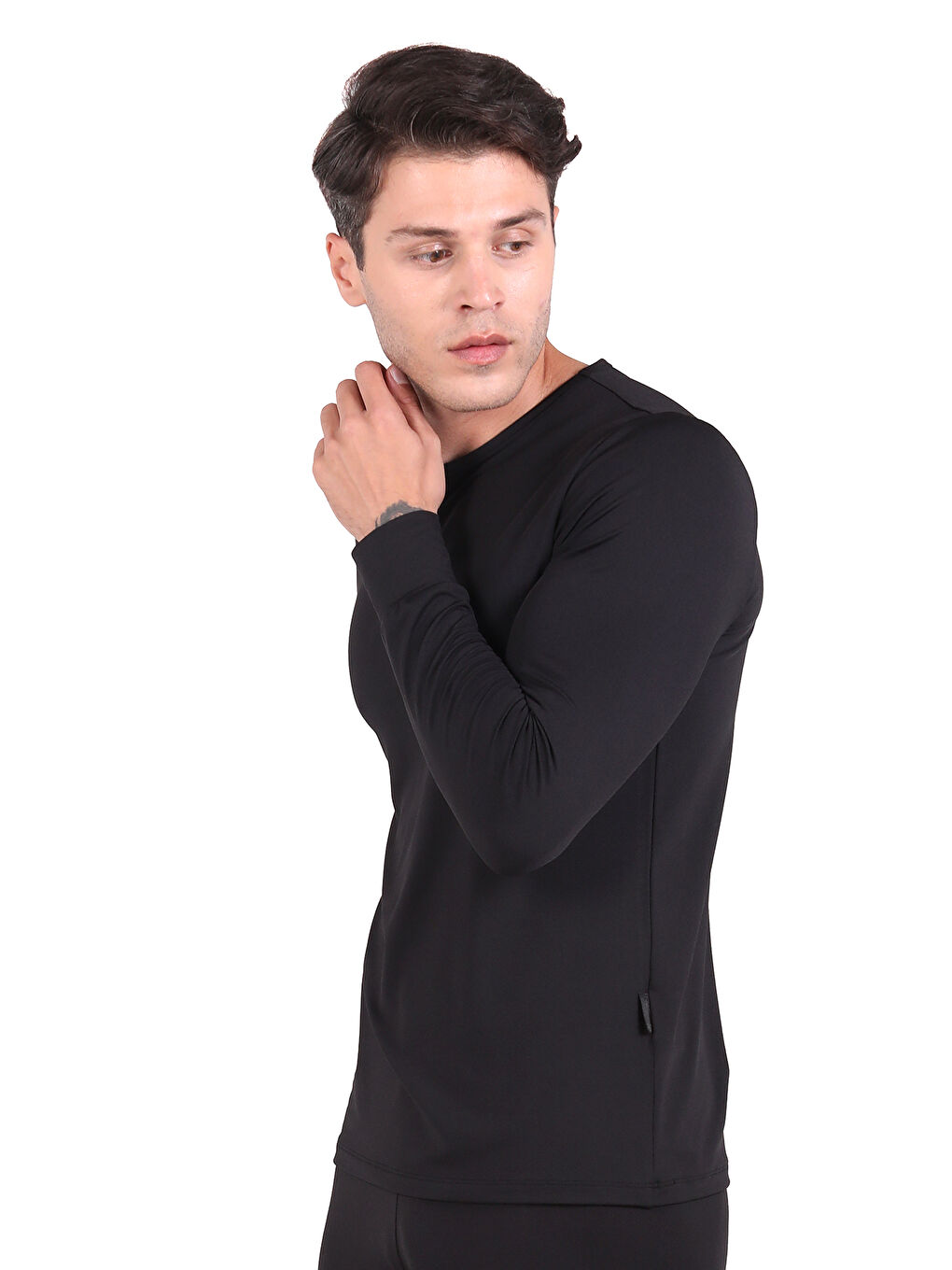 Siyah North Ice Bisiklet Yaka Erkek Thermal İçlik SİYAH-1