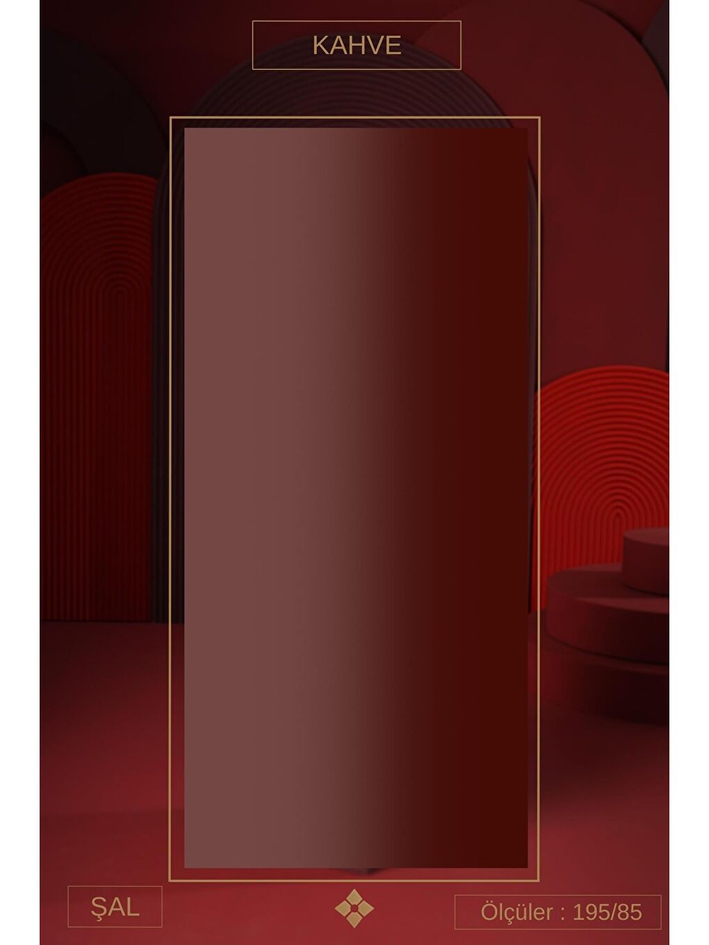 Karışık Kadın Müslin Şal Paketi Kahve (Degrade-Petra-Tyana)-4