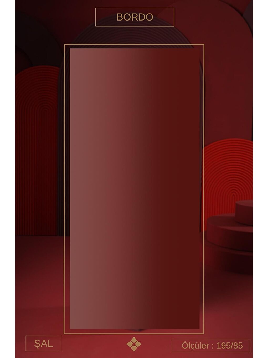 Karışık Kadın Müslin Şal Paketi Bordo (Degrade-Petra-Tyana)-2