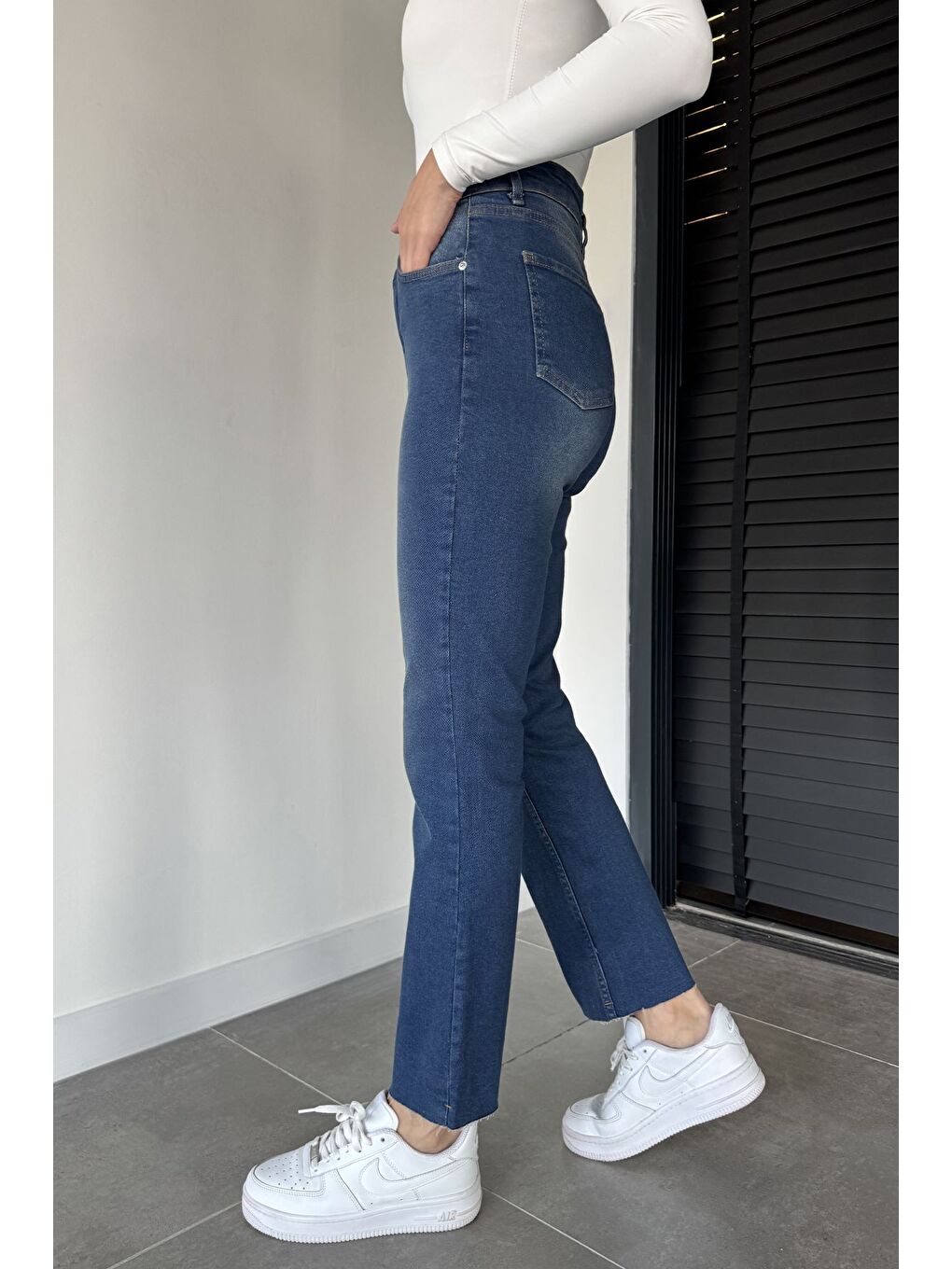 Mavi Kadın Yüksek Bel Elastanlı Jean Jean Pantolon-1