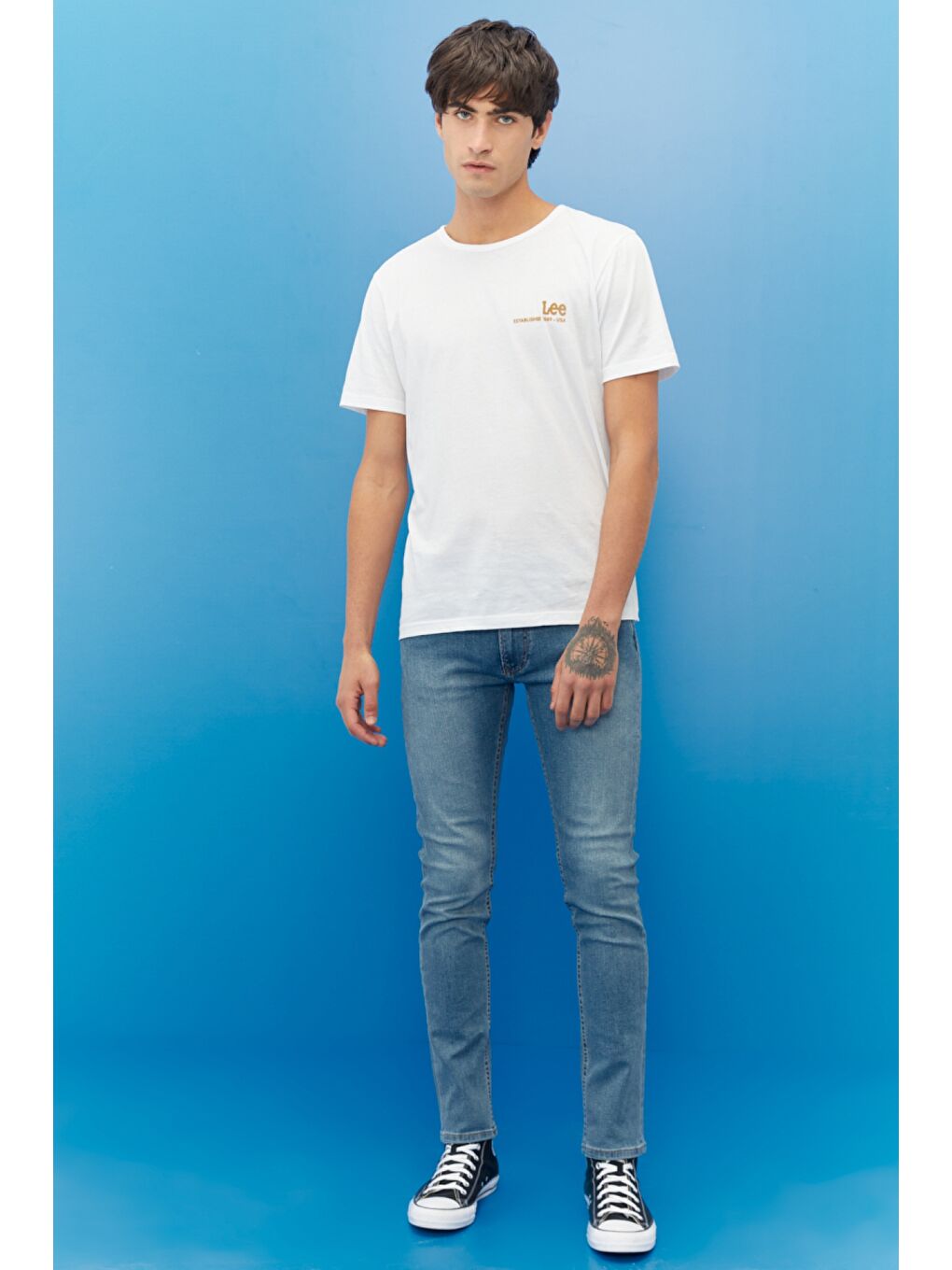 Mavi Luke Slim Tapered Fit Dar Kesim Esnek Jean Pantolon-1