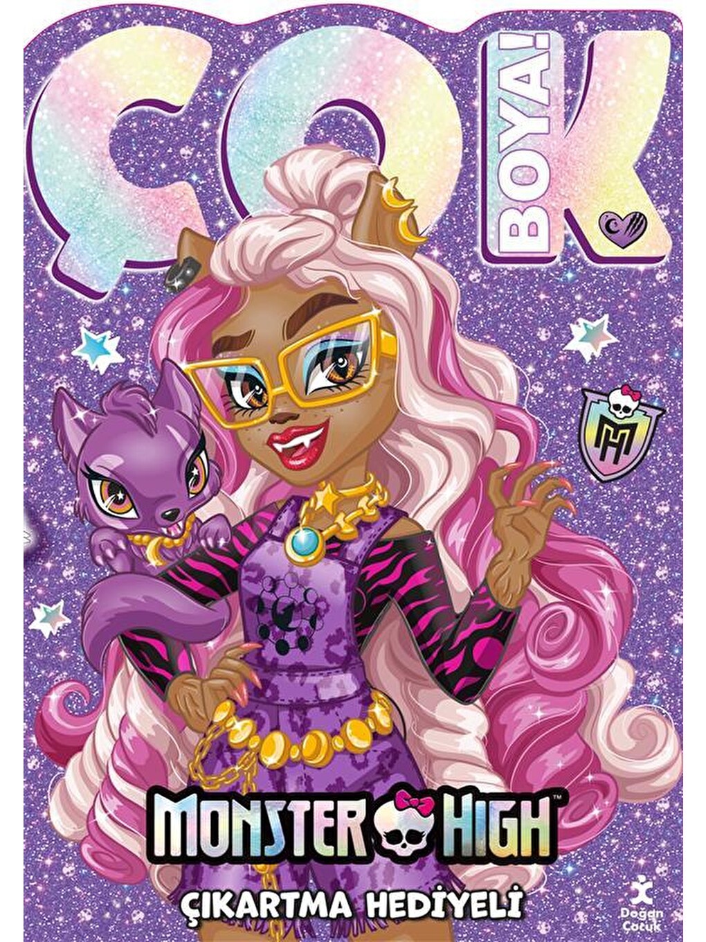 Monster High – Çok Boya! Çıkartmalı Dev Boyama Kitabı -