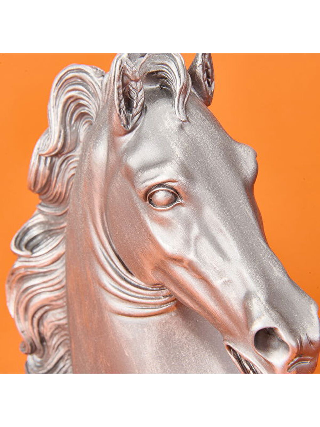 Gri Deco Horse Dekor - Gümüş - 20 cm-3