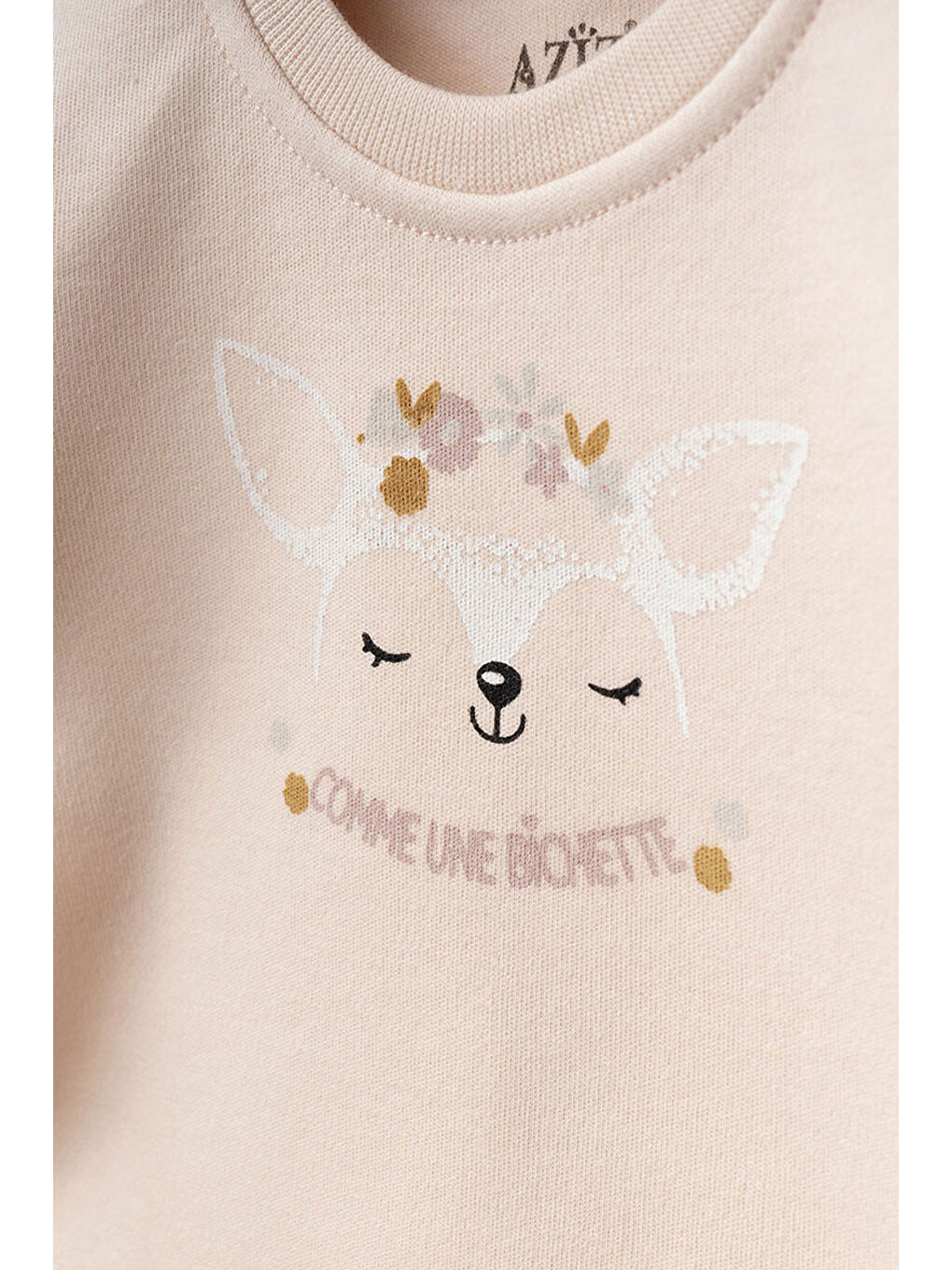 Pembe Kız Bebek Animal Desenli 10' Lu Hastane Çıkış Seti 0 Ay - 3 Ay-1