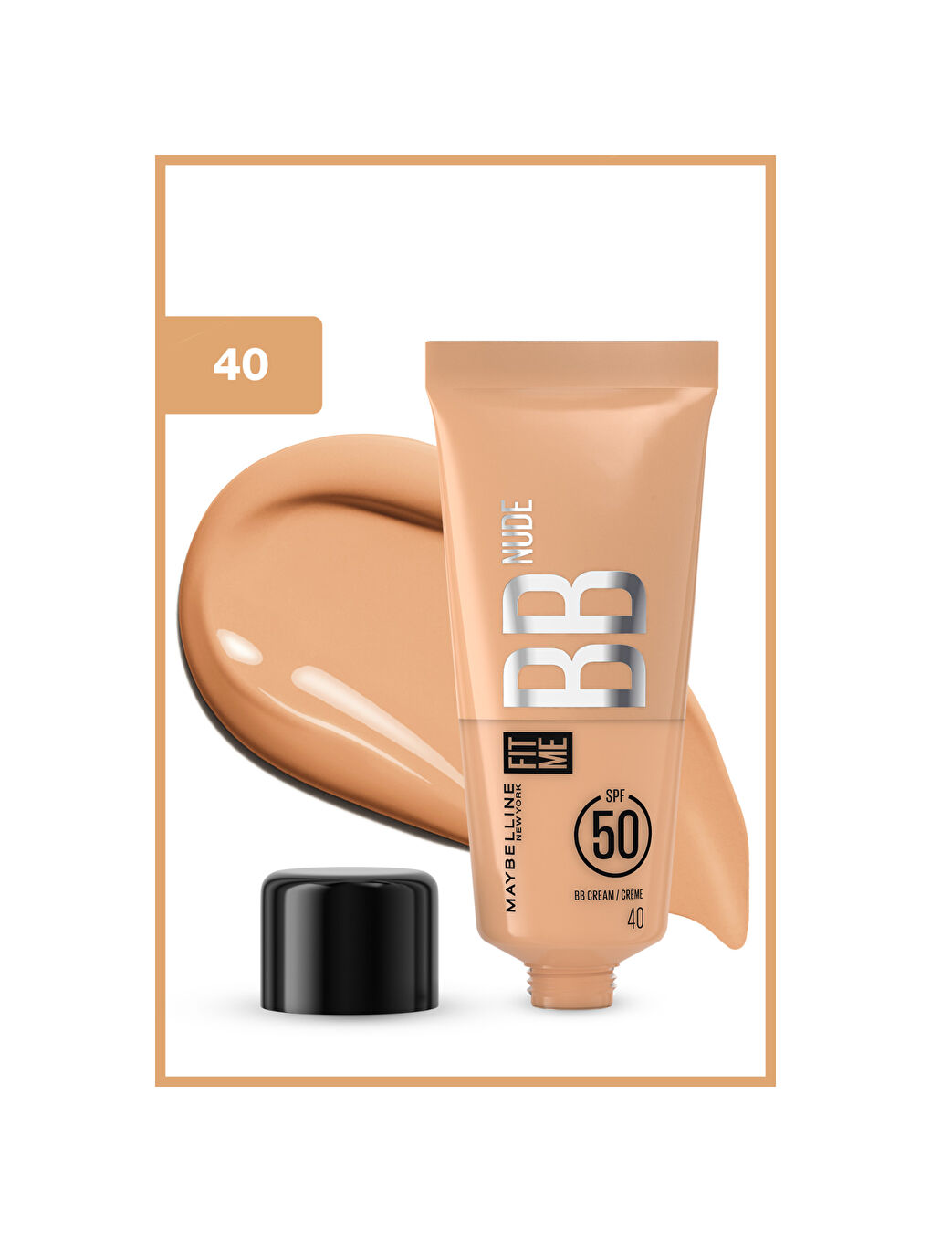Fit Me Nude Cilt Bakımı Etkili Nemlendirici SPF50 BB Krem - 40-1