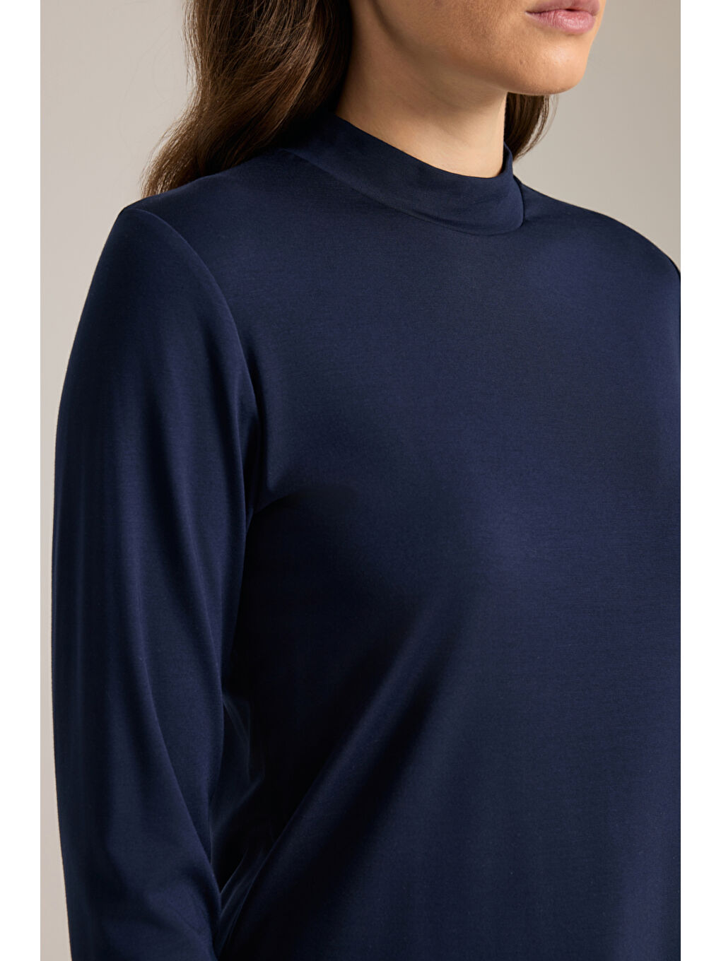 Lacivert Dik Yaka Body-1