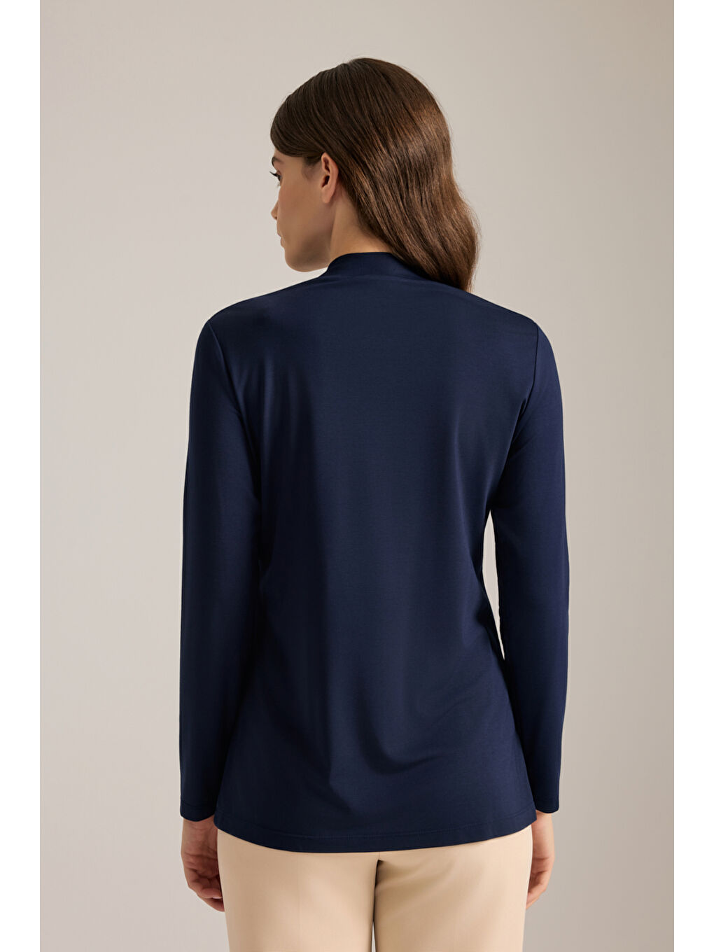 Lacivert Dik Yaka Body-2