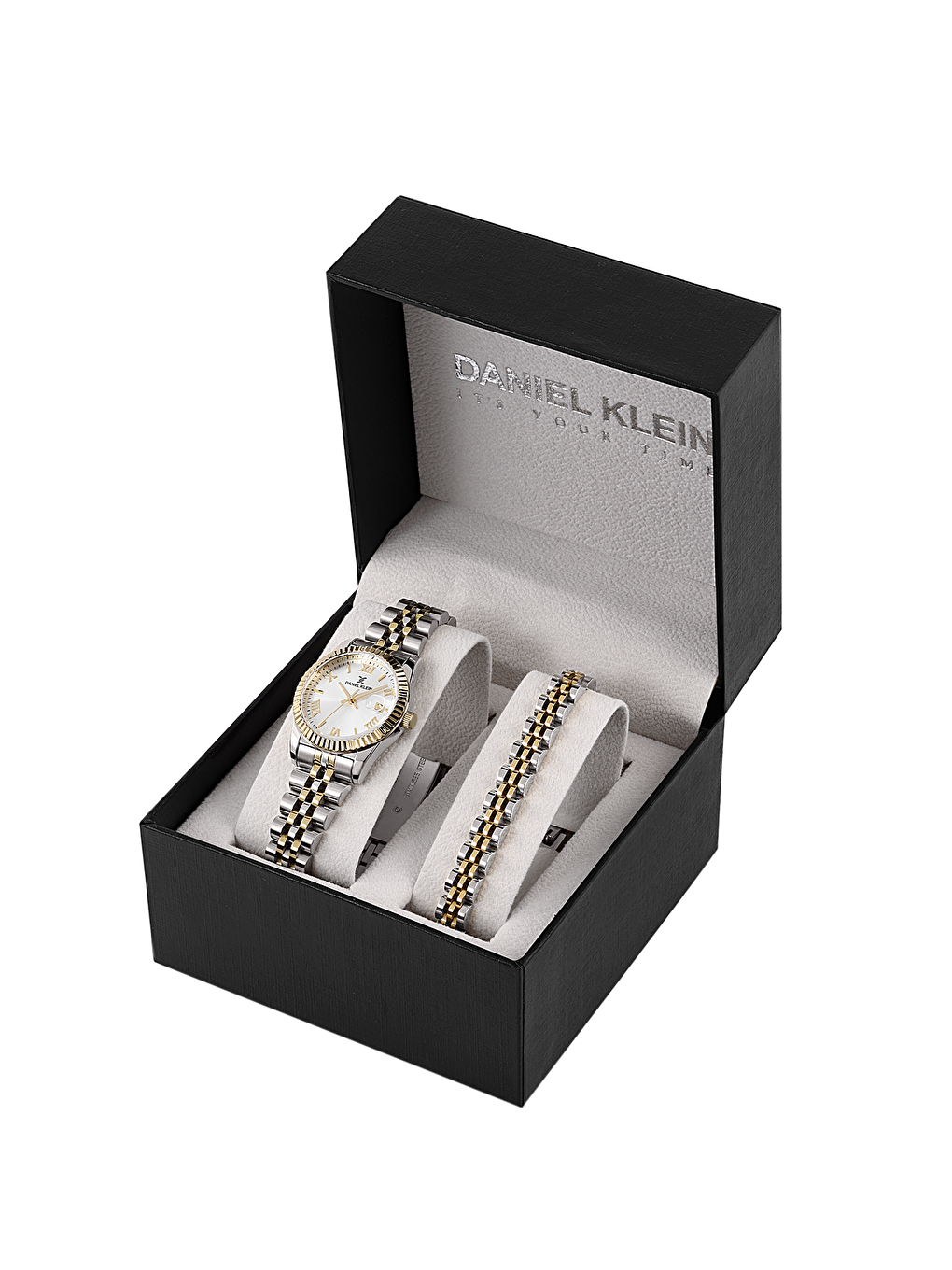 Gri Orijinal 3 Atm Su Geçirmez 2 Yıl Garantili DKE.1.10888-3 Gift Set Kadın Kol Saati