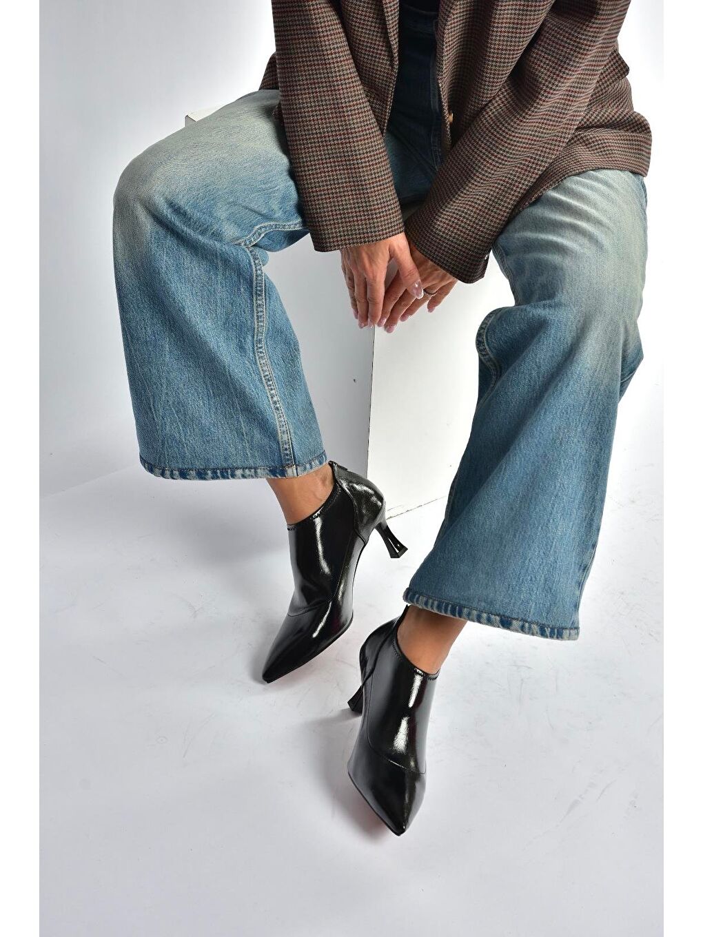 Siyah Kadın Topuklu Ayakkabı V676523608-3