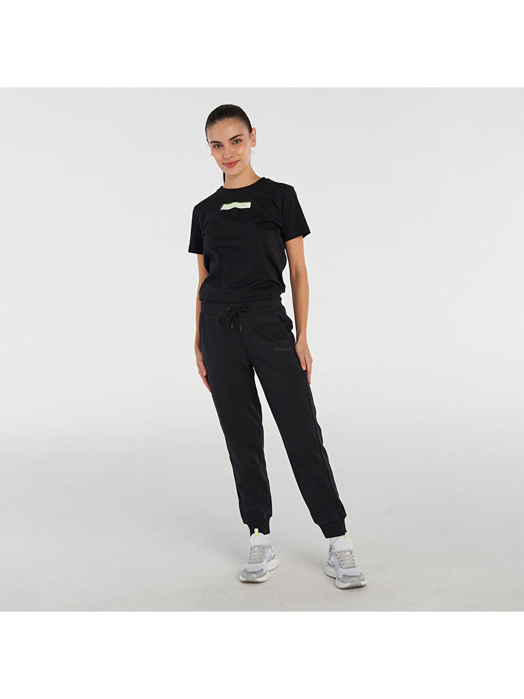 Ella Kadın Siyah Eşofman Altı-1