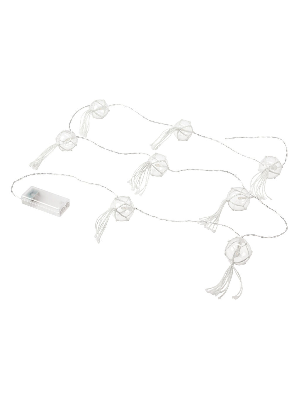 Renksiz LED Işık Zinciri, Küreler, Bohem-1