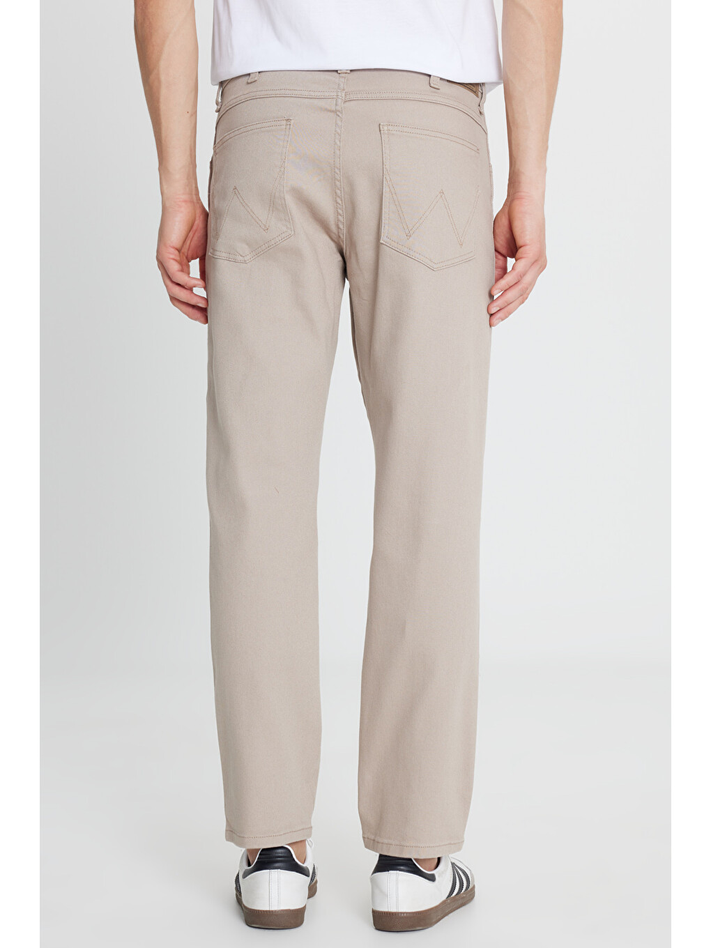 Bej Arizona Straight Fit Normal Bel 5 Cep Esnek Pantolon-4