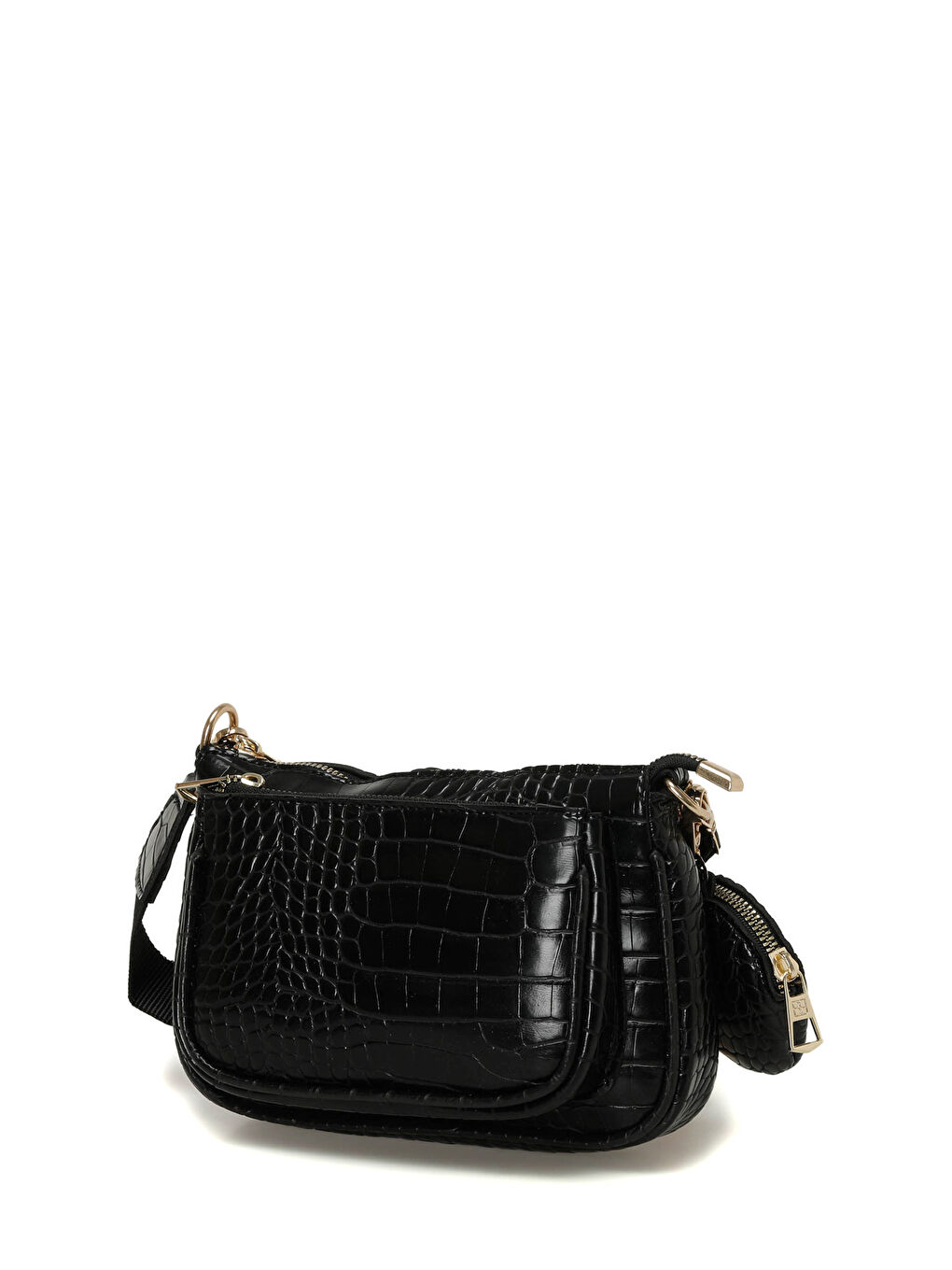 KRK IKILI CPRZ 4PR Siyah Kadın Çapraz Çanta-1