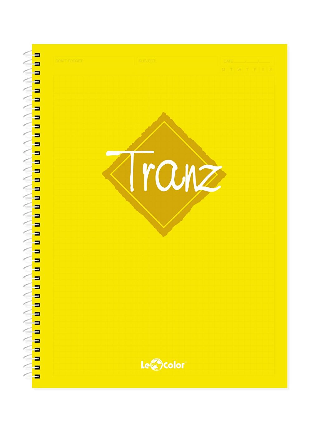 A4 Defter Kareli Sarı Tranz 200 syf