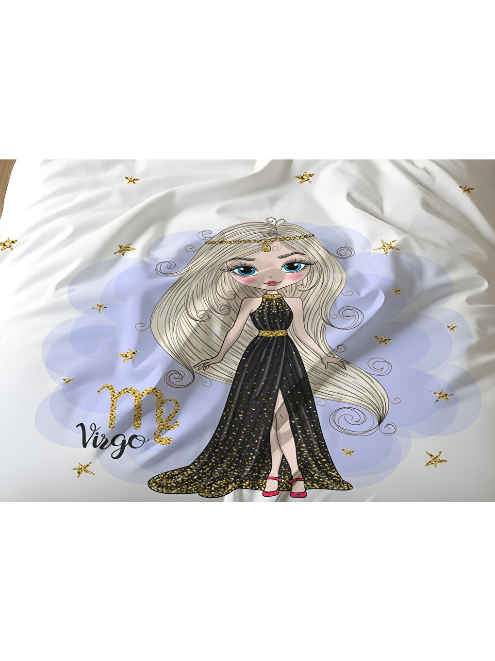 Karışık Prenses Kız Desenli Nevresim Takımı-2