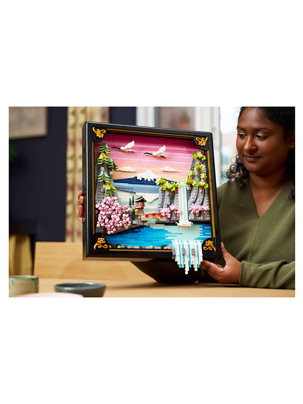 Art Japon Kiraz Çiçeği Manzarası 31218-4