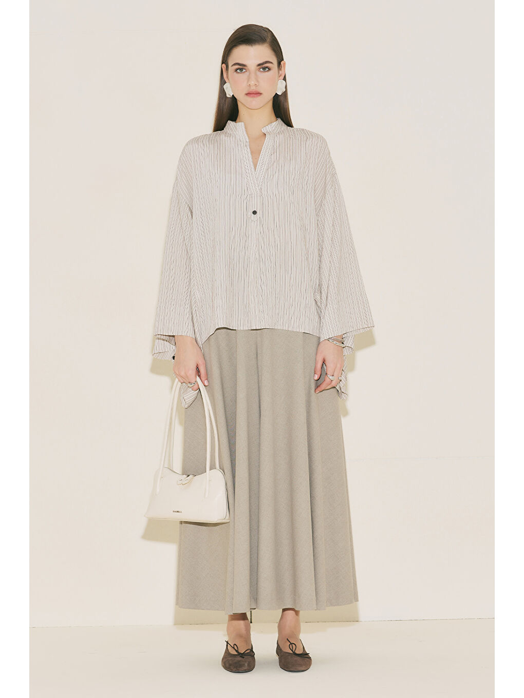 Kera Mini Çanta Bej-7