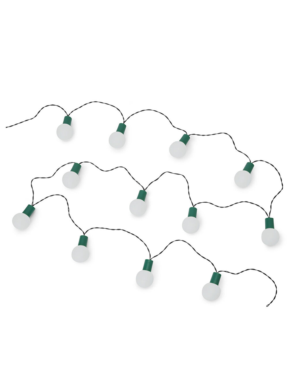 Renksiz LED Işık Zinciri, Ampuller, Buzlu Cam-1