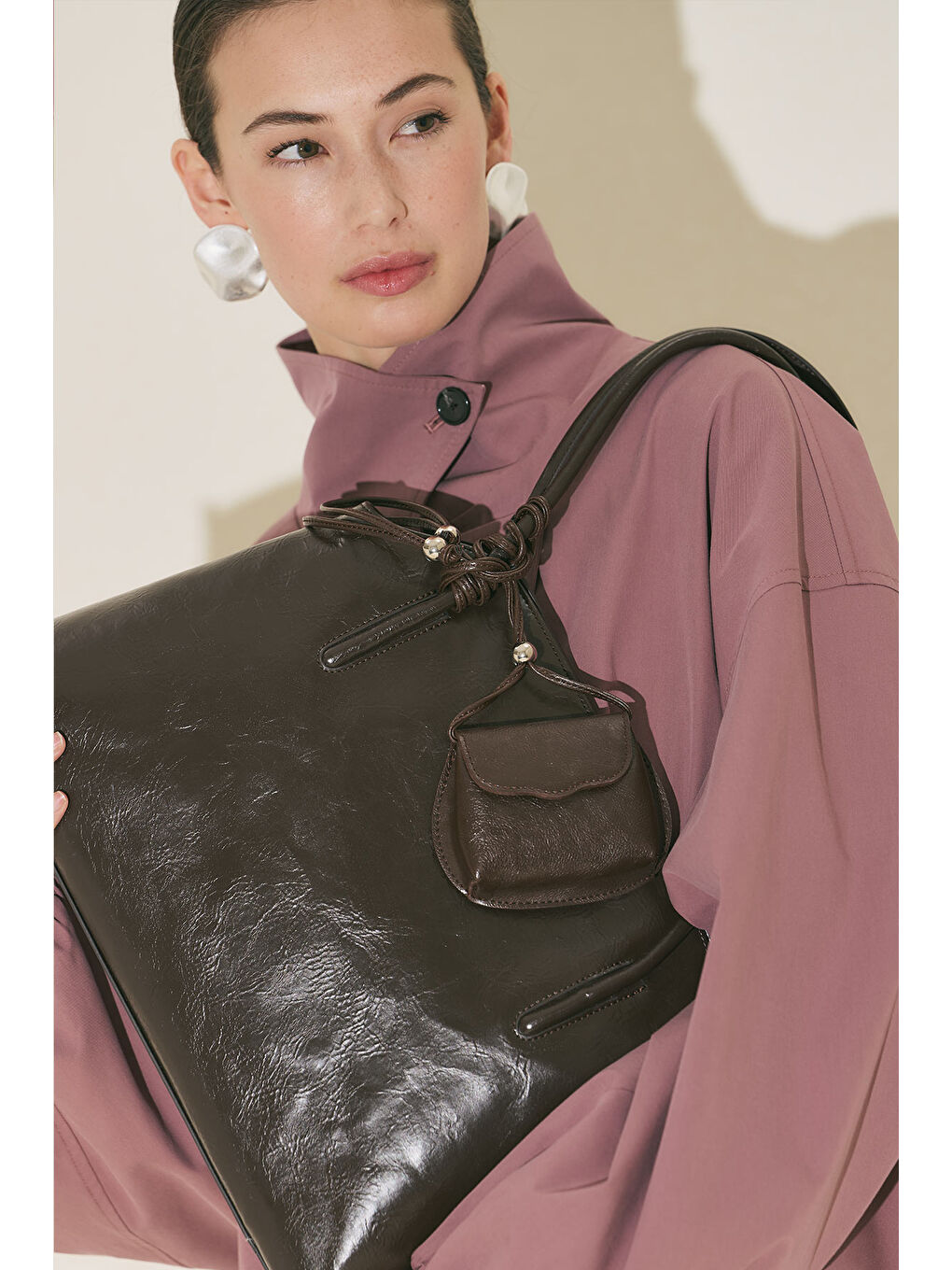 Kera Cıty Çanta Kahverengi