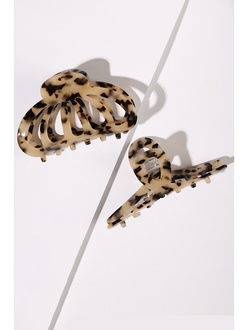 2'li Lüks Kemik Mandal Toka Seti-Kahverengi-1