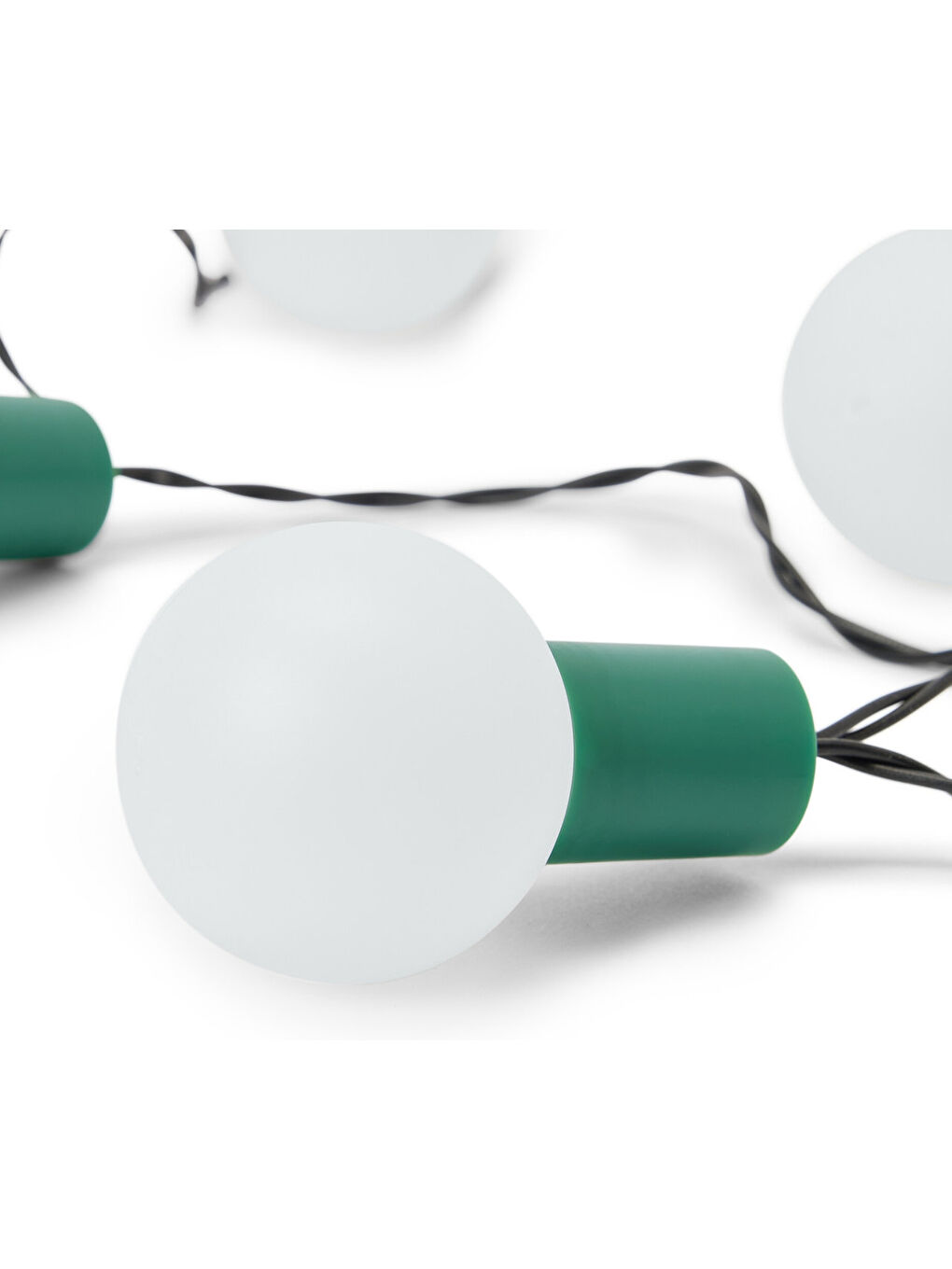 Renksiz LED Işık Zinciri, Ampuller, Buzlu Cam-3