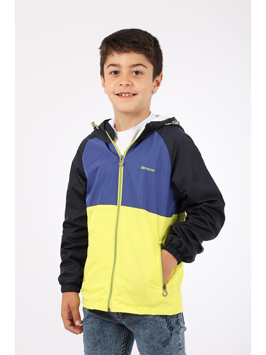 Pina Kids Sarı Erkek Çocuk Su İtici Mevsimlik Mont-VRS.5575