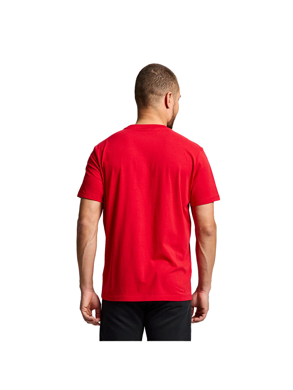 Logo Erkek Kırmızı Tişört-3