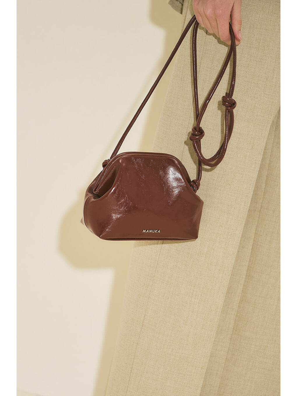 Agnes Mini Çanta Kahverengi-2