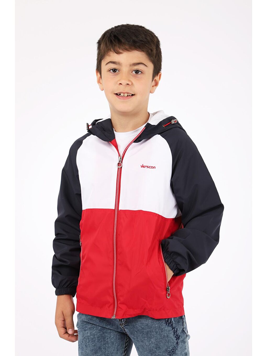 Pina Kids Kırmızı Erkek Çocuk Su İtici Mevsimlik Mont-VRS.5575