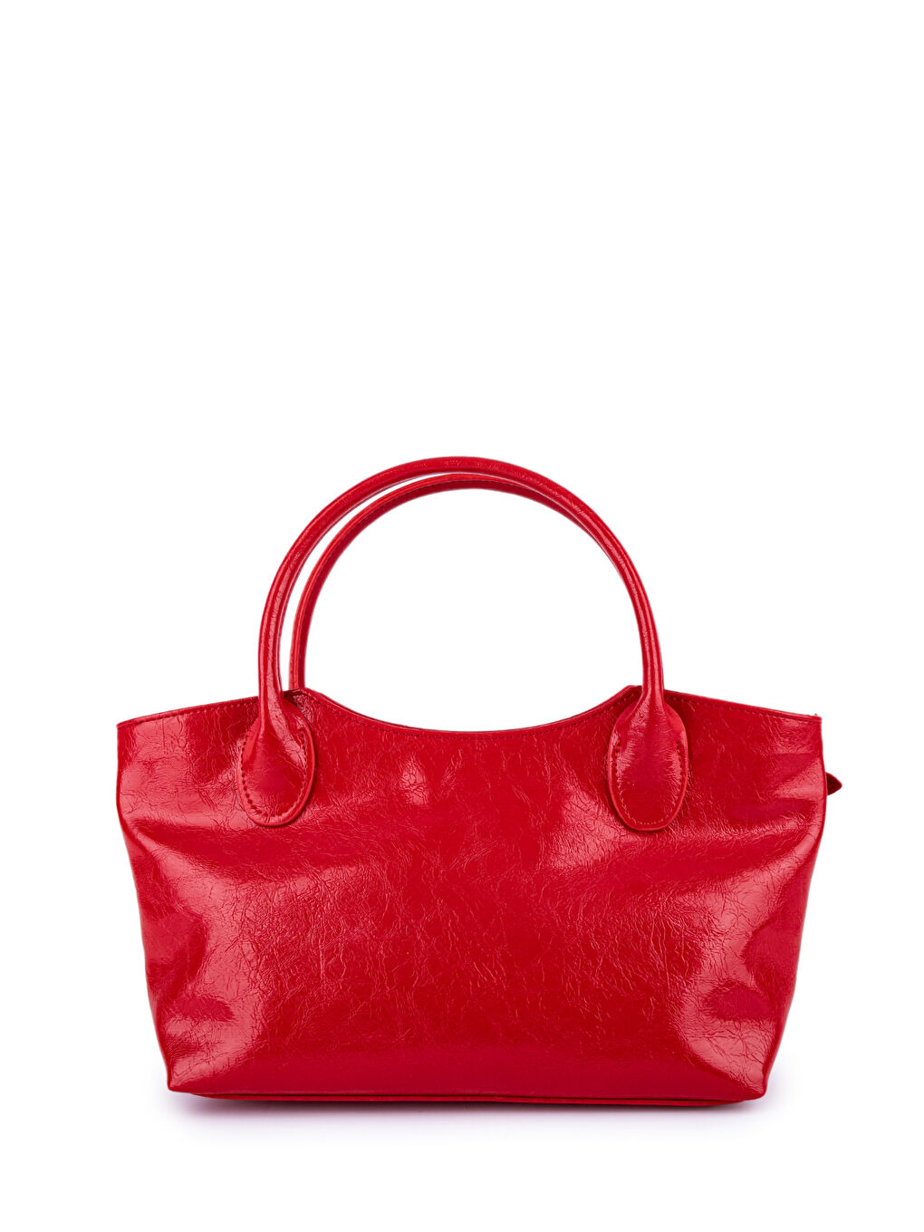 Kemer Detaylı Suni Deri Kadın El Çanta Stars Kırmızı-2