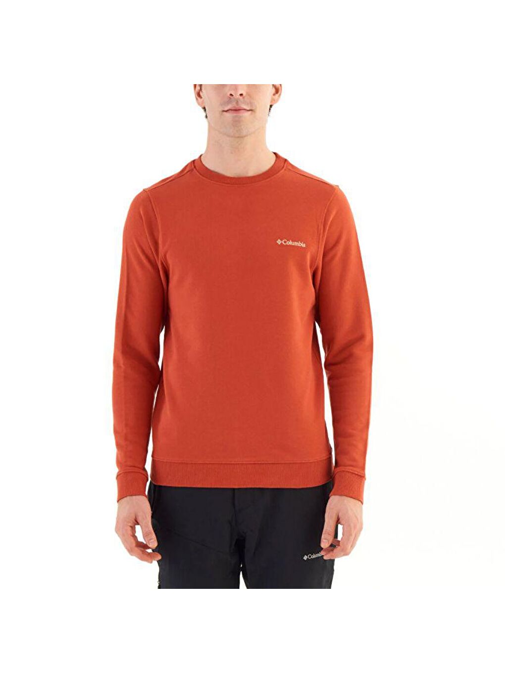 Columbia Turuncu M Basic Crew Erkek Sweatshirt Turuncu CS0204-636