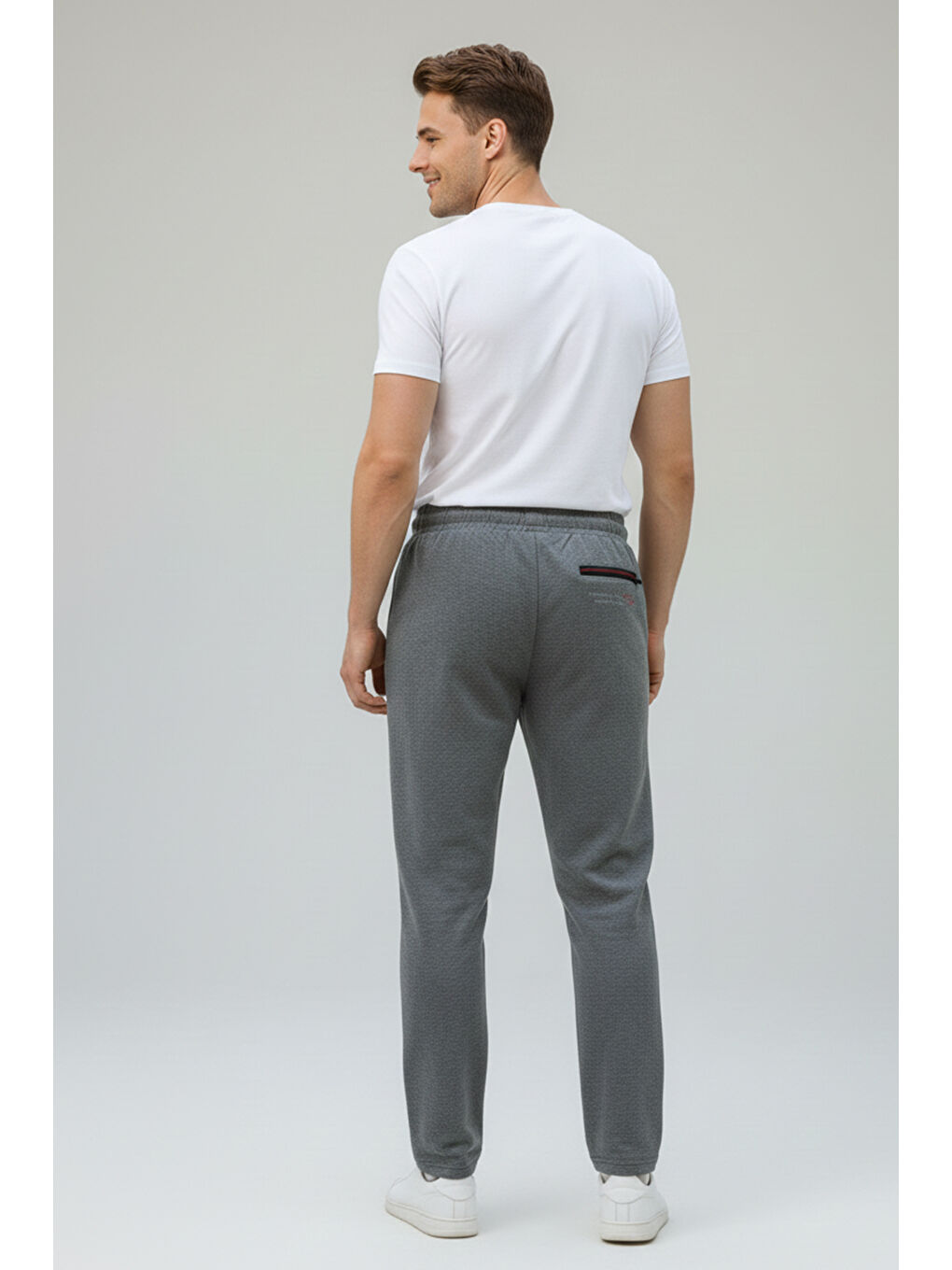 Erkek Beli Lastikli 3 Cepli Eşofman Altı 5059 Antrasit-1