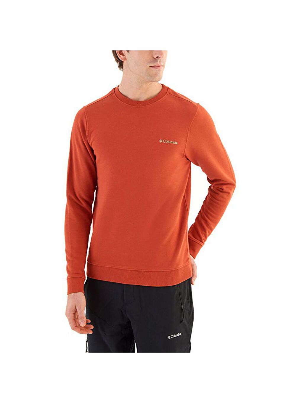 Columbia Turuncu M Basic Crew Erkek Sweatshirt Turuncu CS0204-636 - 3